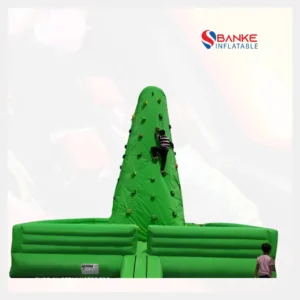 Green Rock Climbing Bouncy Inflatable