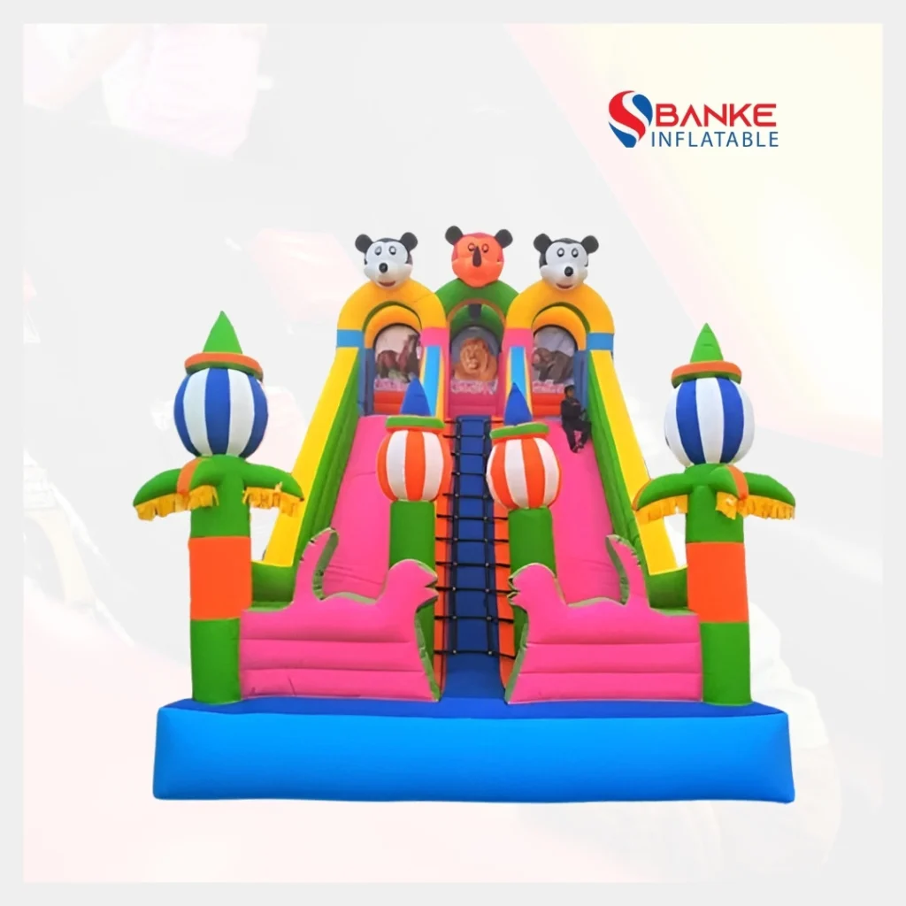 Polyester Mickey Mouse BouncyHouses